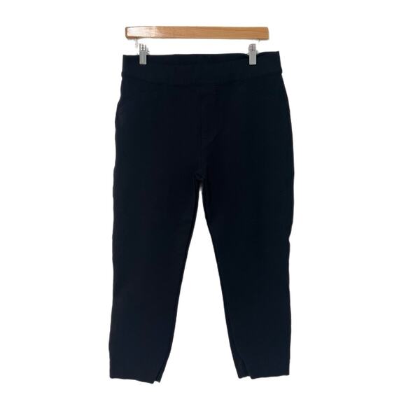 SPANX Pants - Spanx Womens High Rise Skinny Capri Pants Large Petite PL Black Pull On Stretch